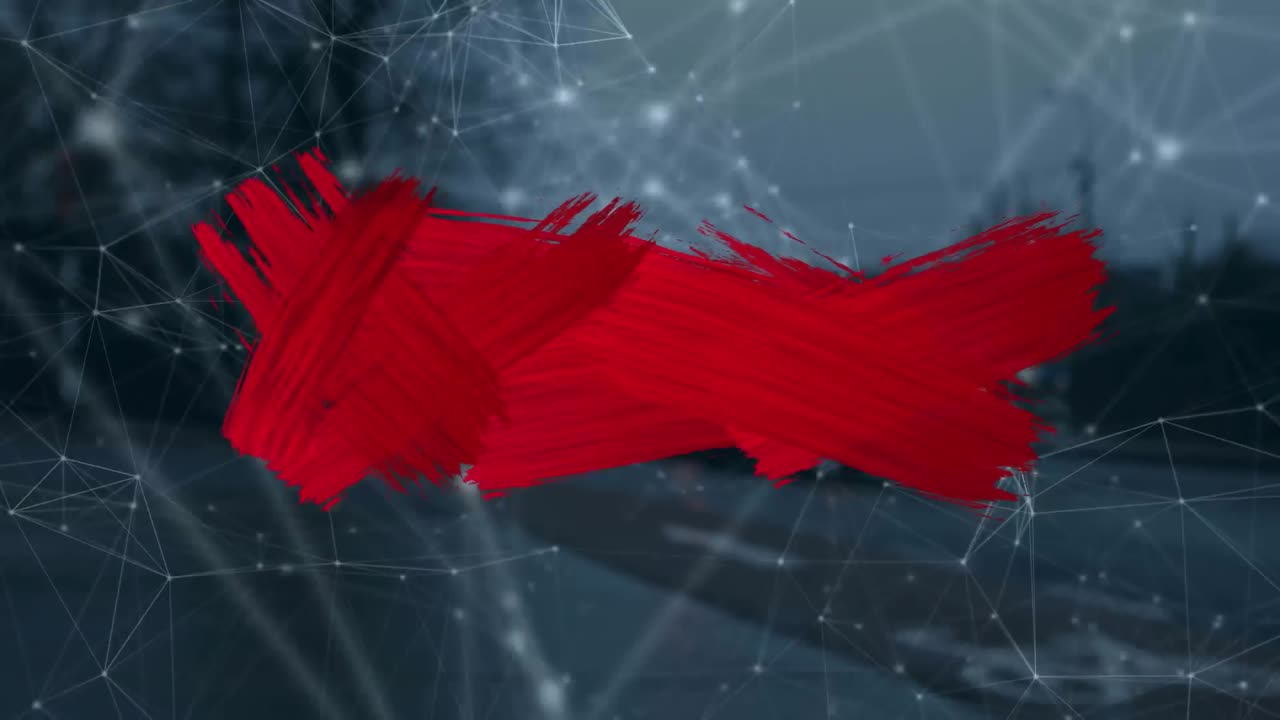 자동차 위로 움직이는 모양의 애니메이션.