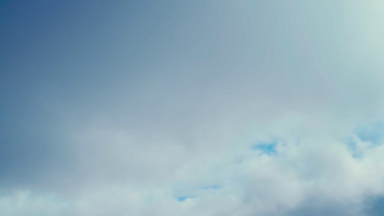 Time-lapse Of Densely Clouded Sky In A Stormy Day.