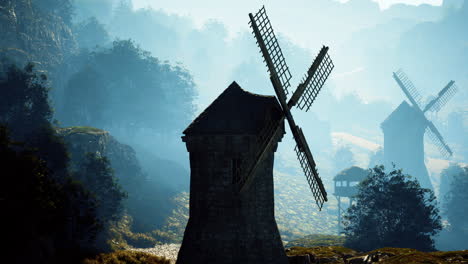 Landschaftsblick-Auf-Die-Alte-Windmühle