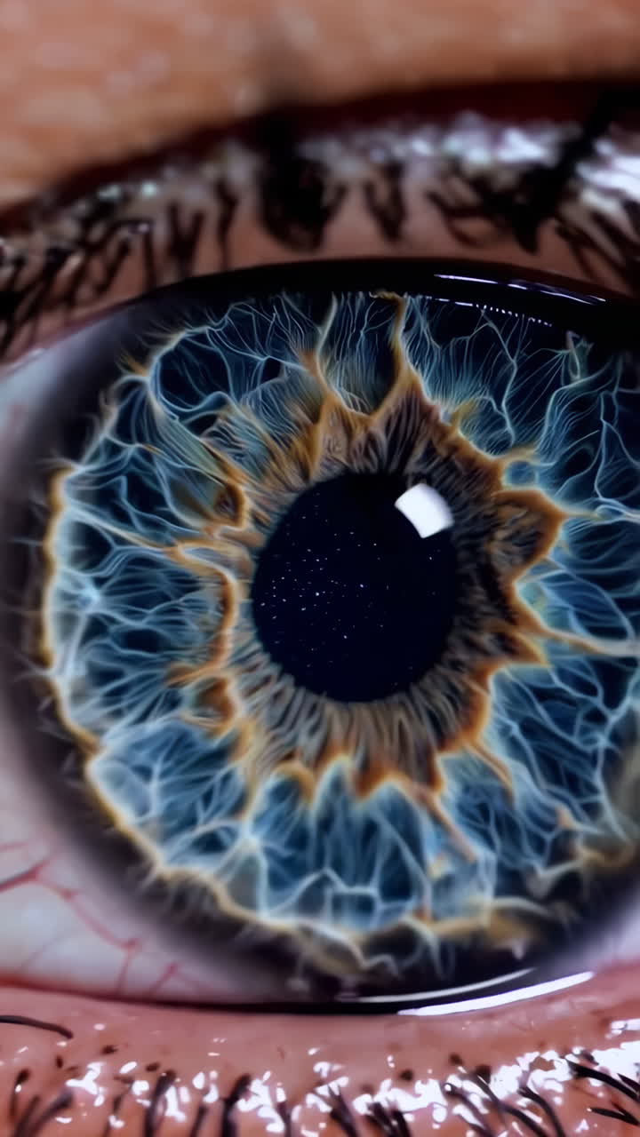 primer plano de un ojo humano
