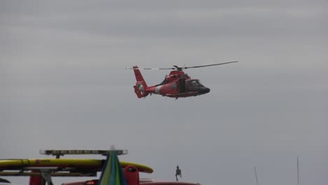 coast-guard-doing-demonstration-at-sea