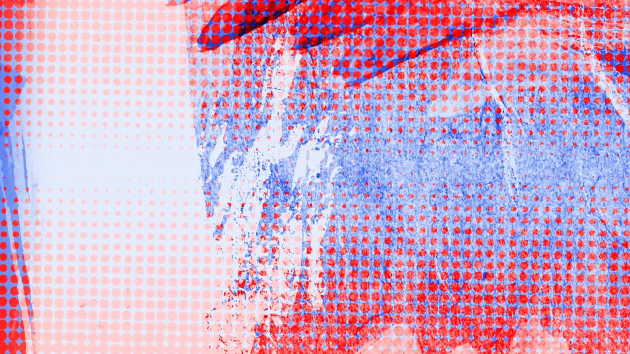 introducción de fondo de gradiente azul y rojo en estilo de cómic