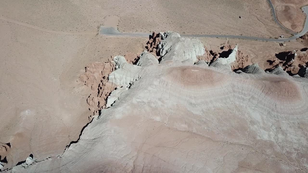 사막 풍경 의 공중 풍경