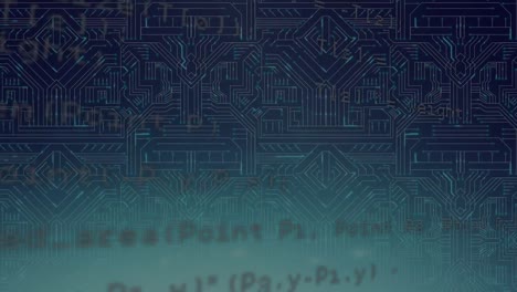 Animation-of-data-processing-over-integrated-circuit