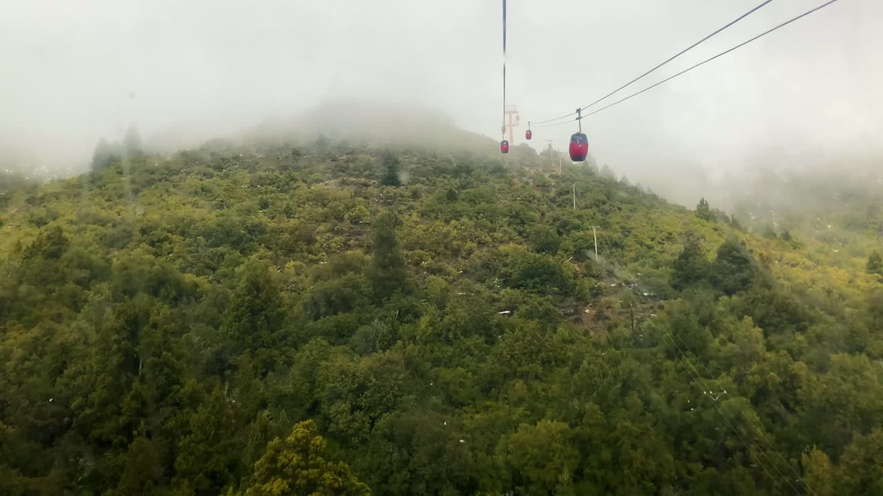 el teleférico cerro otto en bariloche, argentina