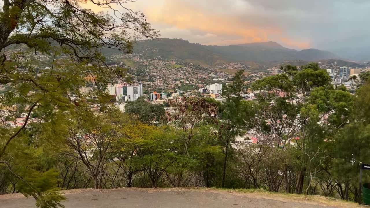 Cerro Juana Lainez Park Honduras main square view of the city of Tegucigalpa