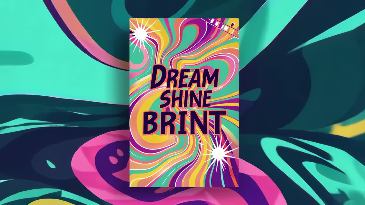 Colorful Dream Shine Print Poster