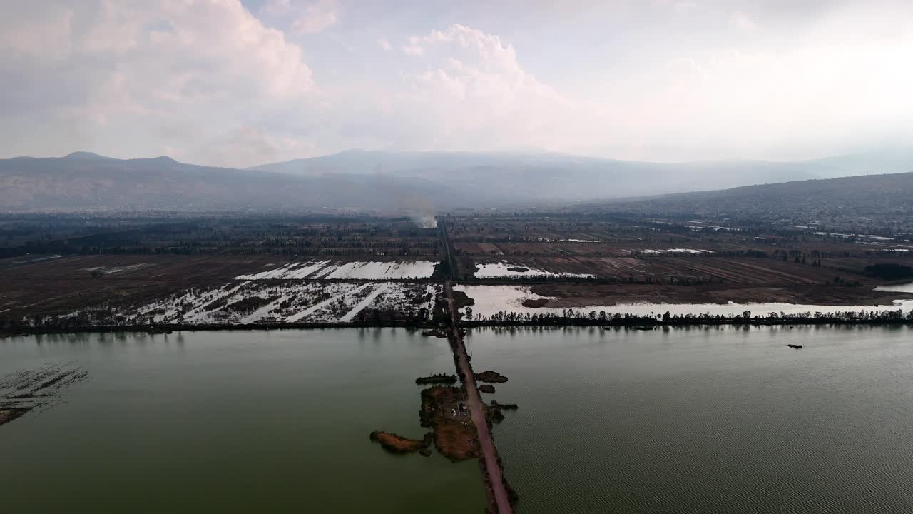 plano de las antiguas lagunas de Tenochtitlán