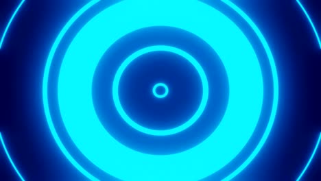 abstract high-tech sci-fi tunnel with neon lights 3d rendering