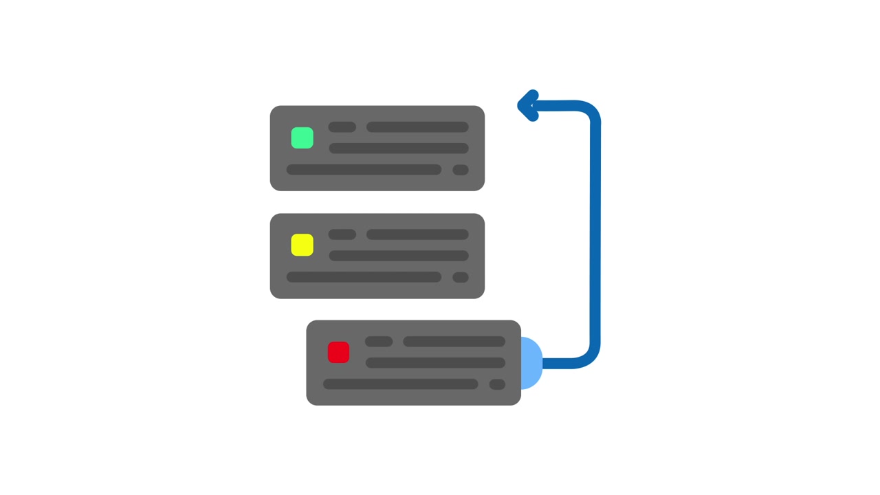 Animated Servers with Data Flow and Connection