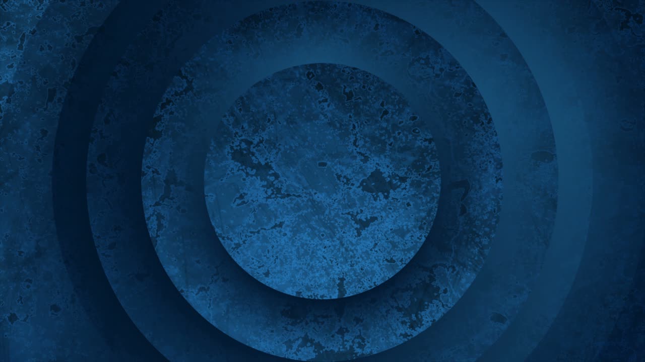 círculos azules oscuros abstracto tecnología grunge fondo de movimiento