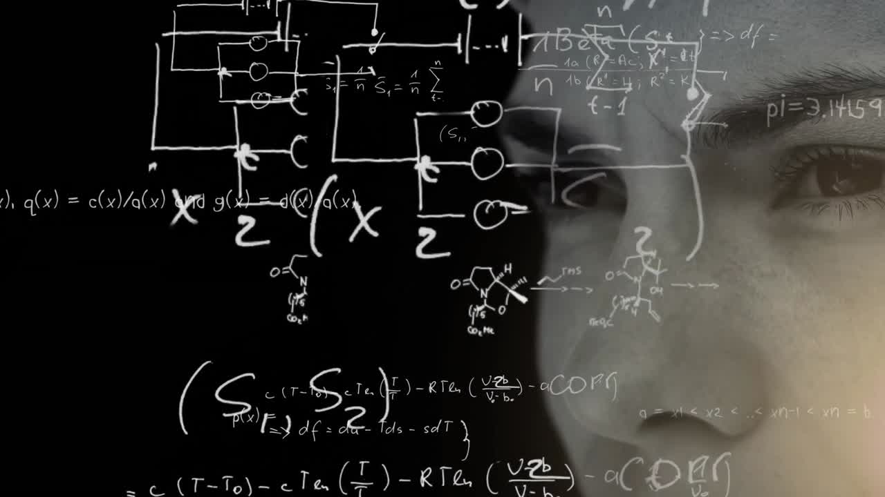 animación del cerebro con tecnología y procesamiento de datos