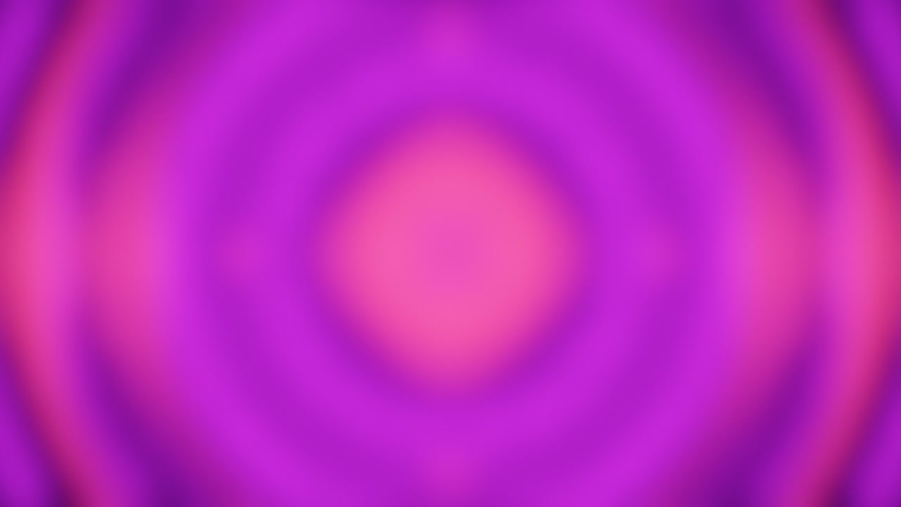 efectos de ondas circulares de bucle vj. luz de neón roja y púrpura.