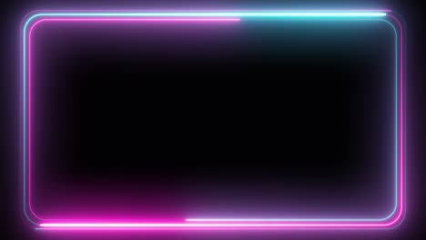 patrón sin costuras abstracto de líneas ultravioletas de neón brillantes, luz fluorescente moderna, caja de neón, patrón para tecnología de proyección de pantallas led, fondo de bucle 4k, espectro púrpura azul