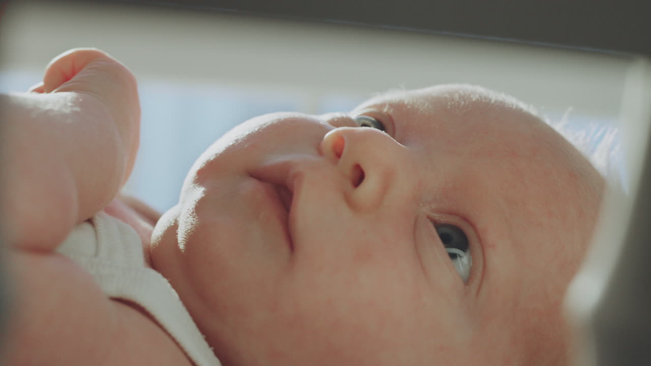 신생아 의 클로즈업