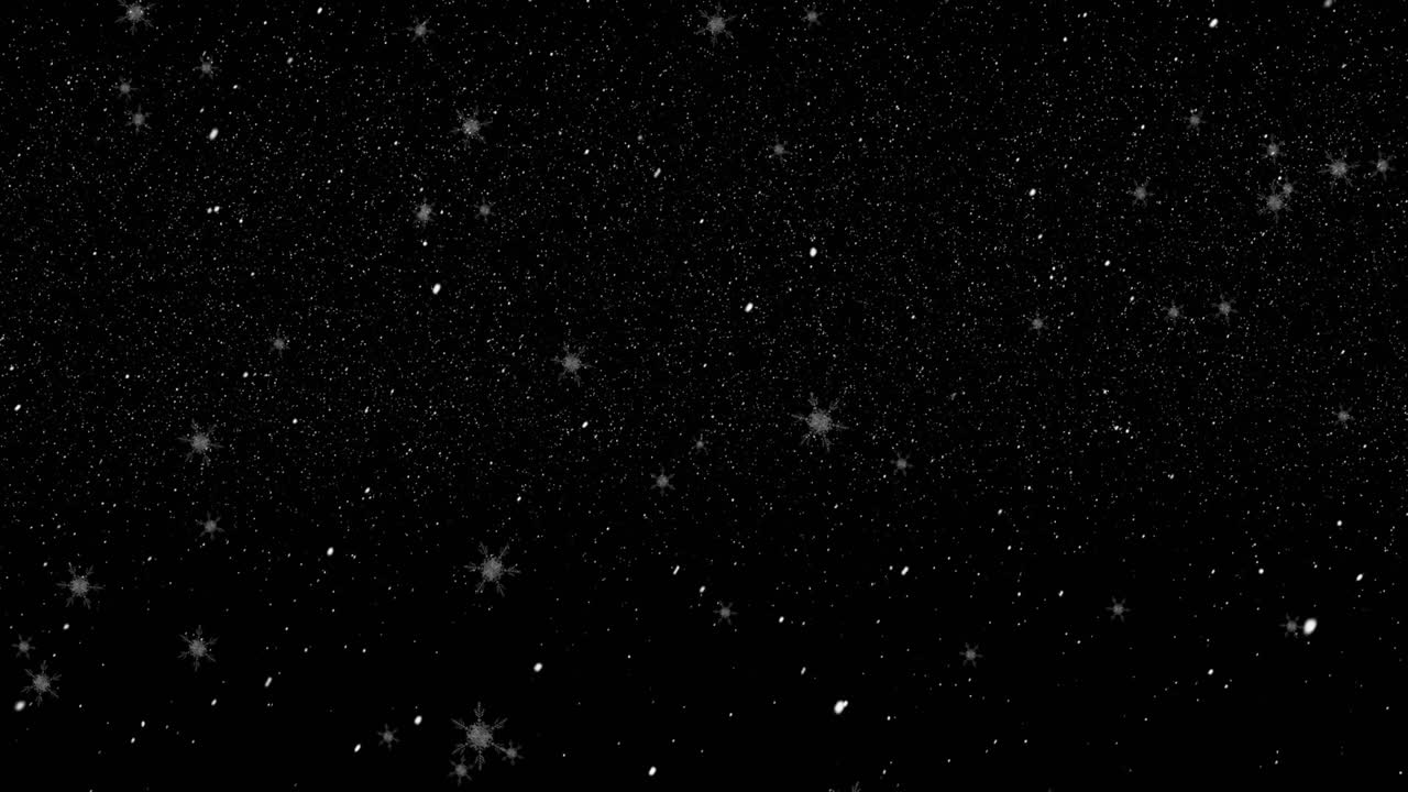 Animation of winter scenery