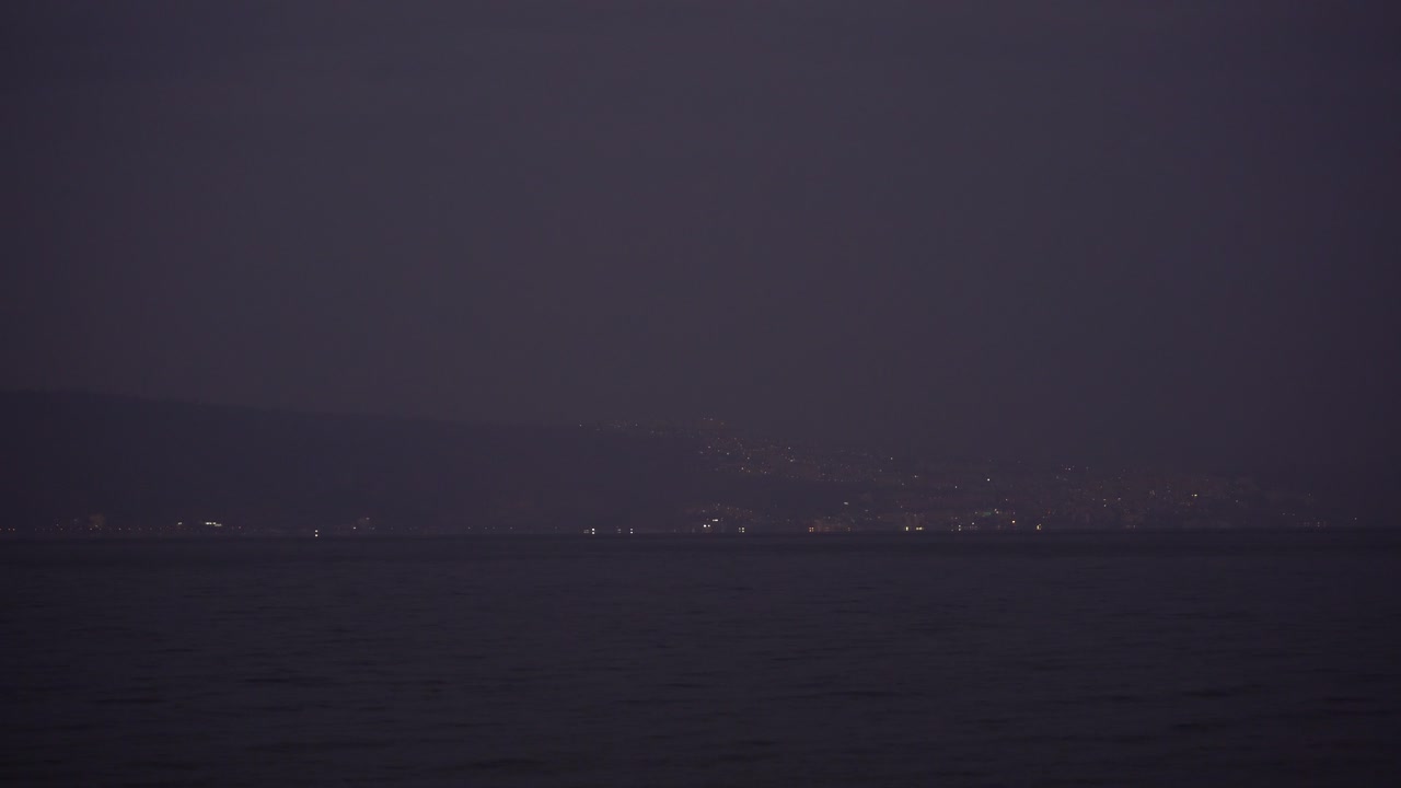 ночное галилейское море израиль