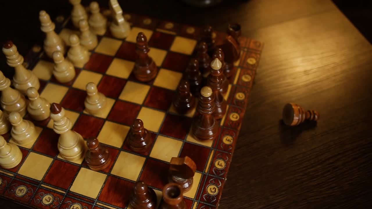 шахматная игра в процессе