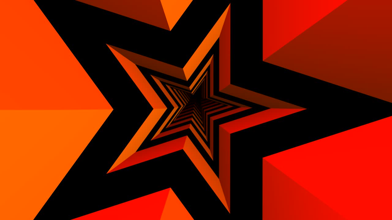 el movimiento está en bucle en un espacio virtual 3d