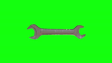 8 animations spanner wrench green screen