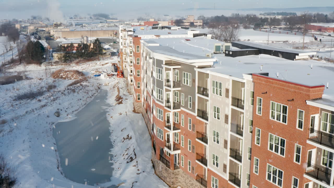 copos de nieve cayendo