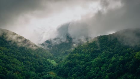 lapso de tiempo del valle del río