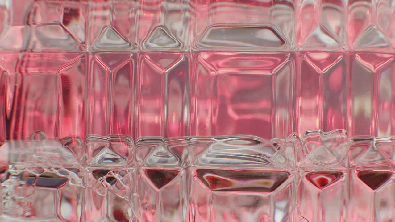 Pink Glass Facet Pattern