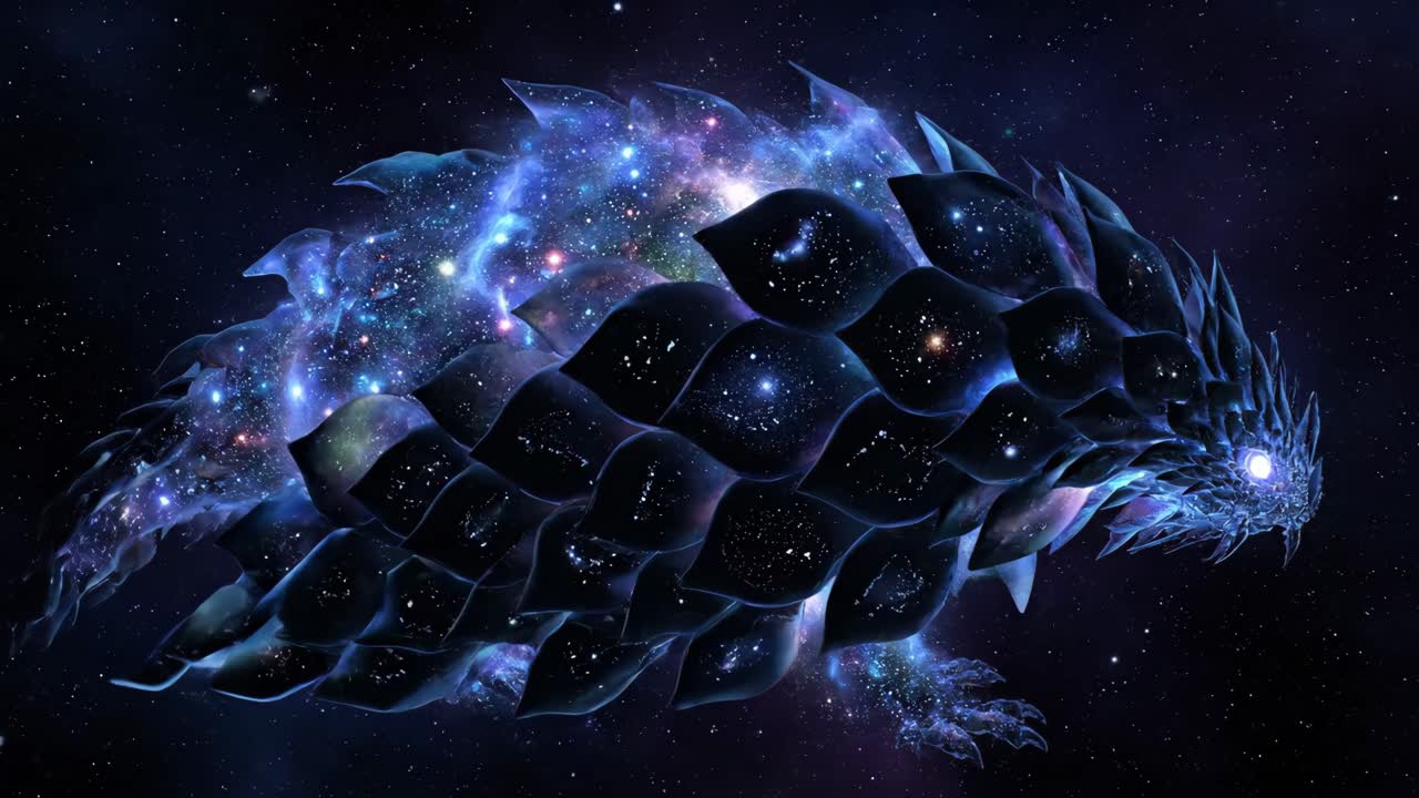 Cosmic Dragon in Space