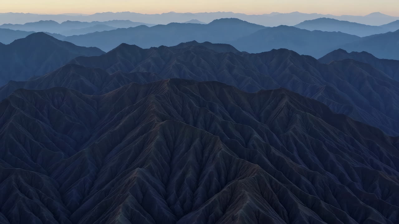 Mountain Ranges at Dawn/Dusk