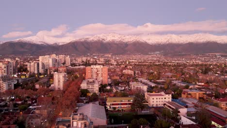 time lapse through a fance santiago chile providencia las condes traffic lights cars cloud dusk morning