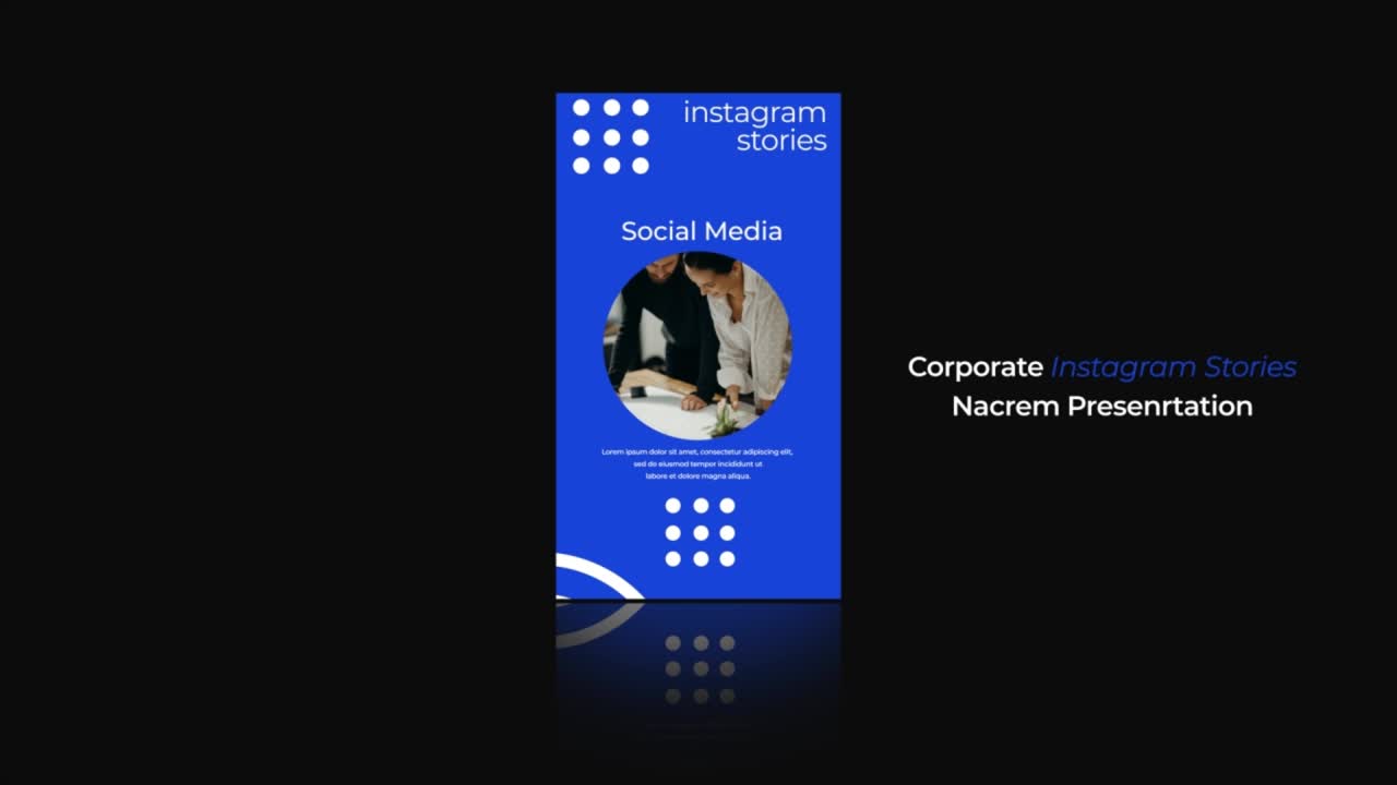 Corporate Instagram Stories Nacrem Presentation