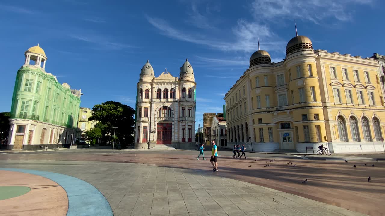Piazza Marco Zero nel centro di Recife