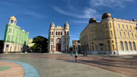 marco zero town square in recife downtown