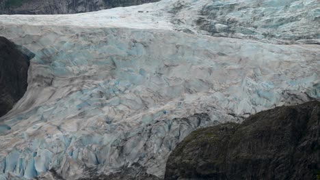 Primer-Plano-Del-Glaciar-Mendenhall-En-Verano.