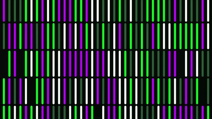 Abstract Vertical Lines with Vibrant Colors