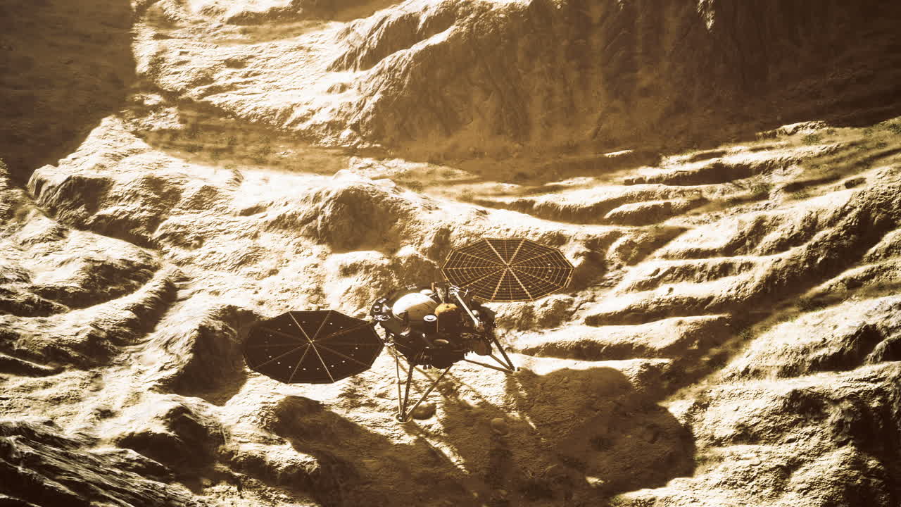 Exploration of martian landscape by advanced robotic craft