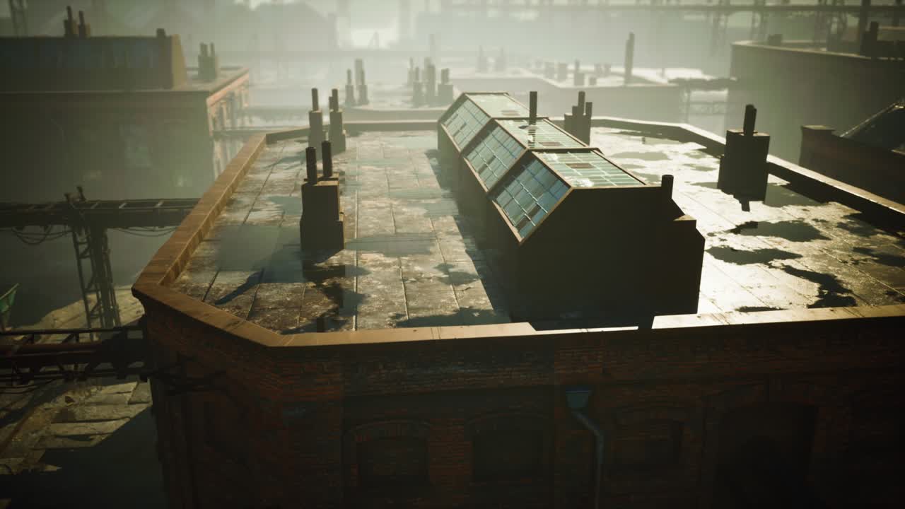 오래된 버려진 공장을 파괴했습니다.