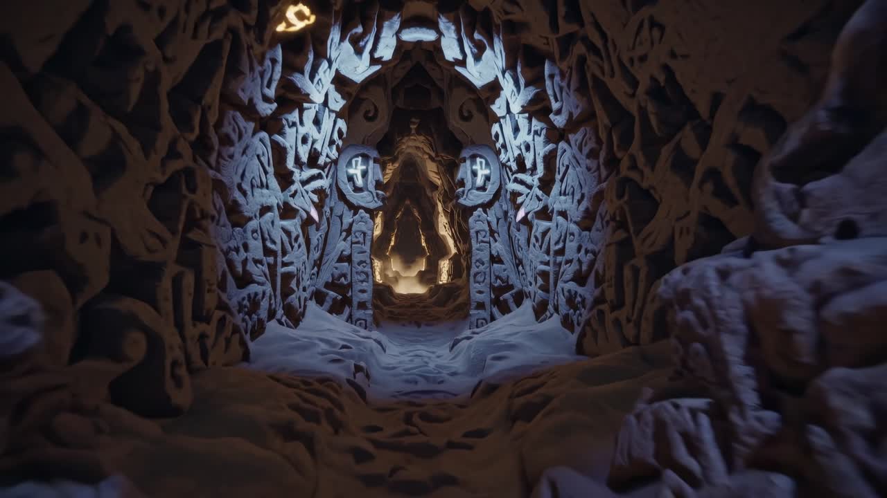 Mysterious Carved Stone Tunnel