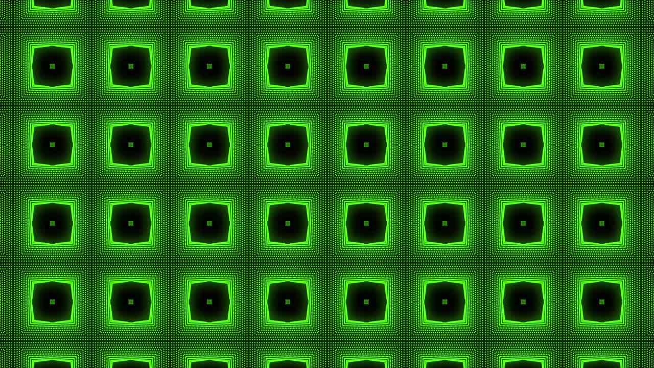 Green color Pattern gothic design animation motion graphics