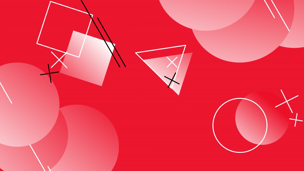 animación de anillo parpadeante vertical, animación cg abstracta.