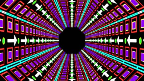 el progreso del túnel cibernético animación gráficos de movimiento