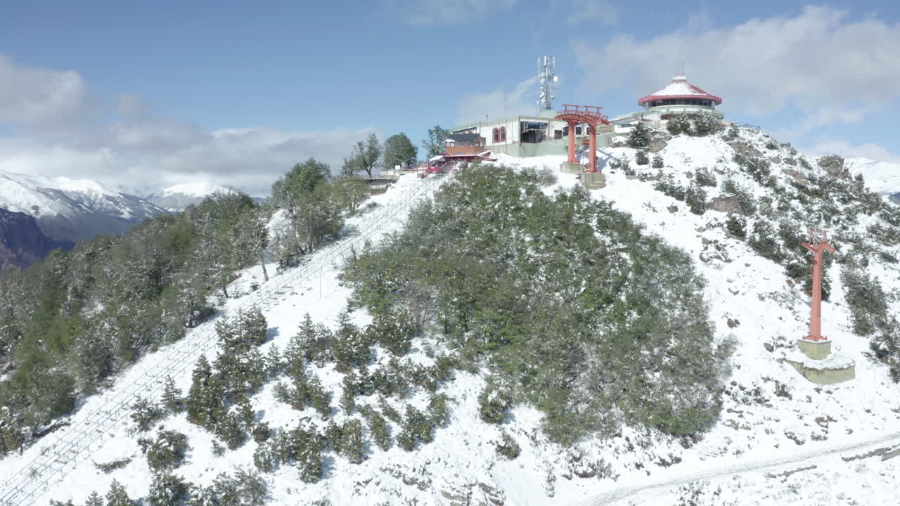 공중 - cerro otto grating restaurant, 파타고니아, 리오 네그로, 아르헨티나, 라이징 샷