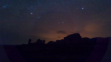 time lapse day-night, pedras negras de pungo andongo, angola, africa