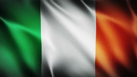 flag of ireland waving background