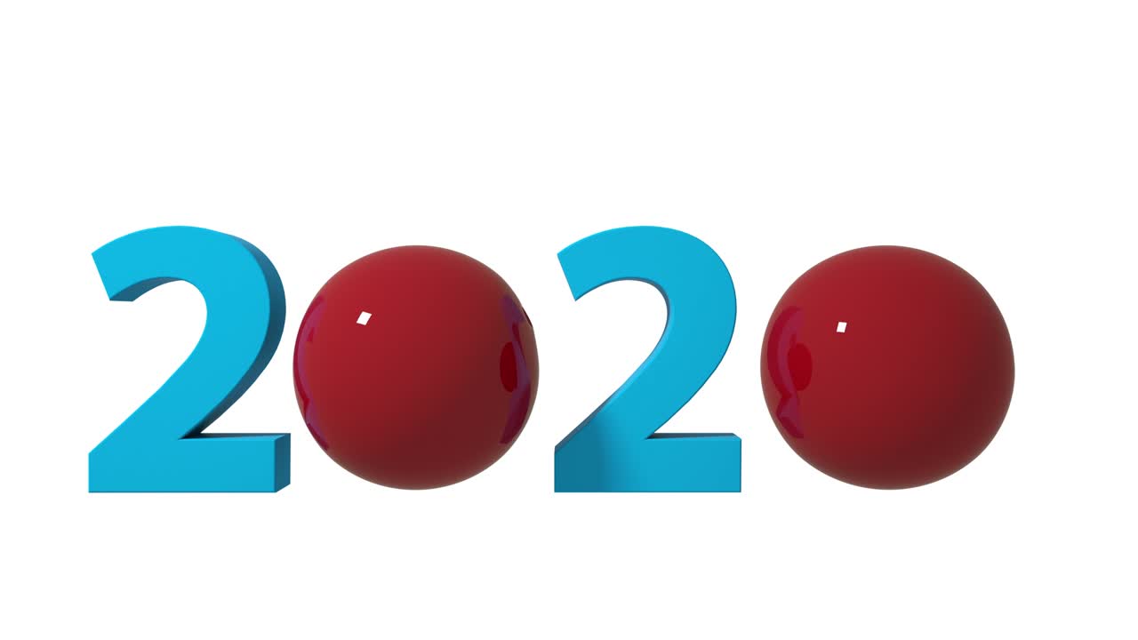 Sfondo di design Bowling 2020 su sfondo bianco. Canale alfa incluso