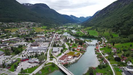 small town in the mountains of norway