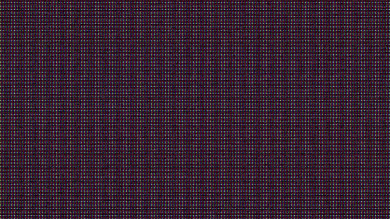 Close-up of Screen Display Showing Individual RGB Pixels