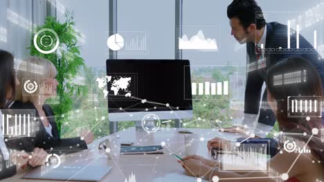 tecnología creativa de análisis de datos empresariales