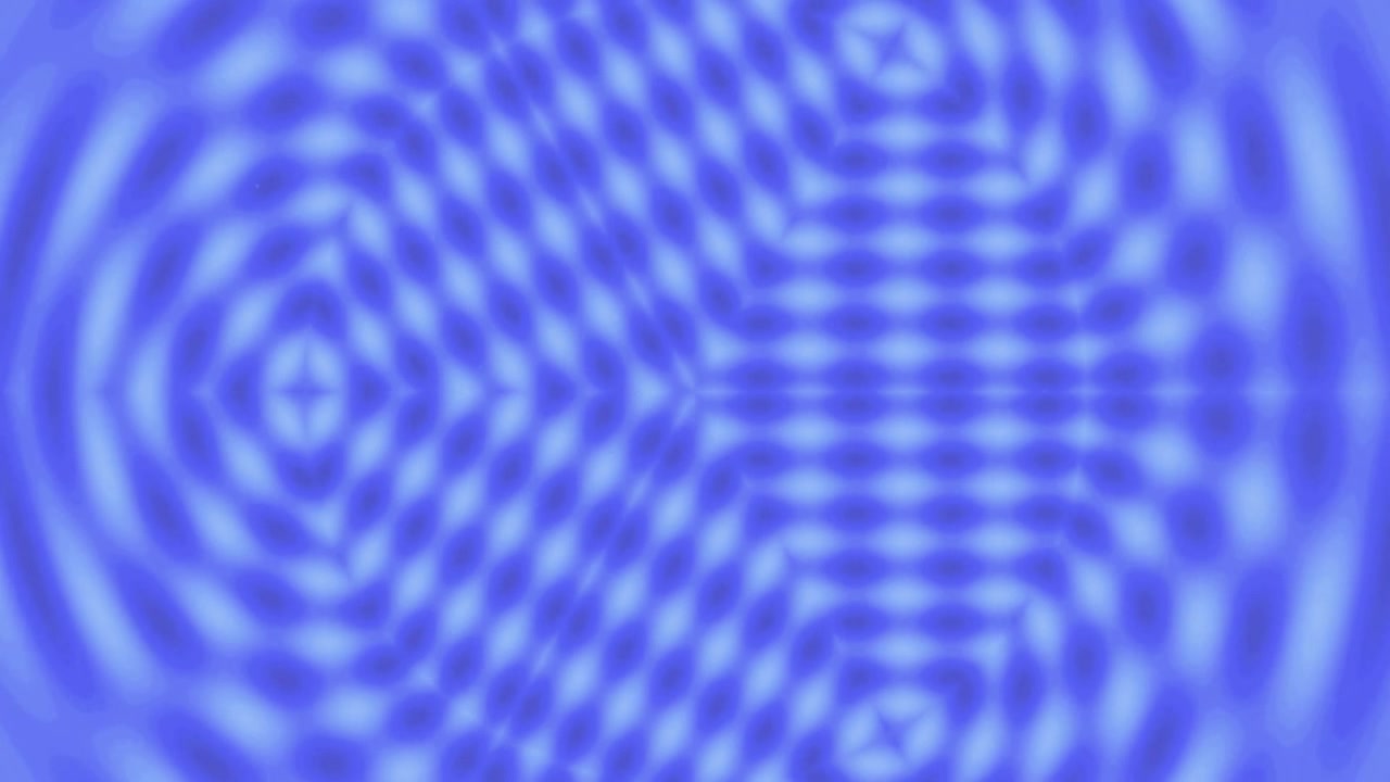 Abstract Blue Wavy Grid Pattern Pulsating Seamless Loop Background