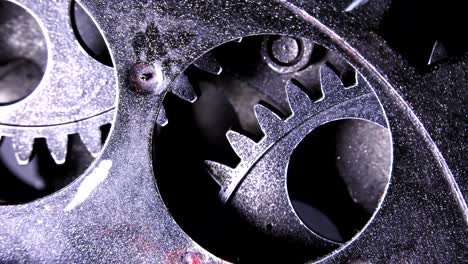 abstract grunge dirty and rusty clock gears industrial and business concept